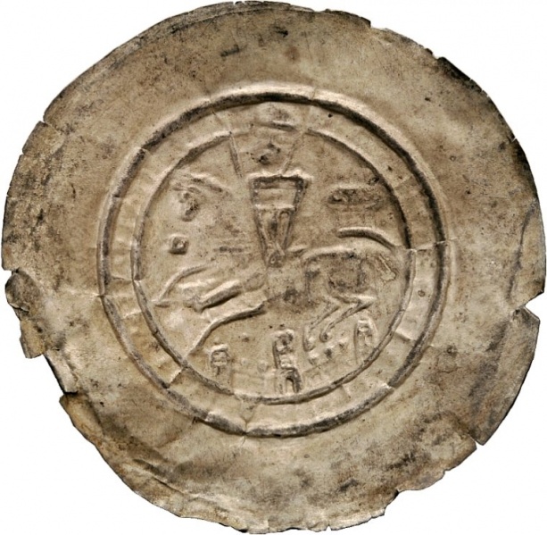 File:Friedrich II., Vogt von Oldisleben, 1189-1217 Brakteat,.jpg
