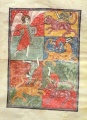 Beato de las huelgas.folio 92r.el angel del abismo y las langostas.jpg