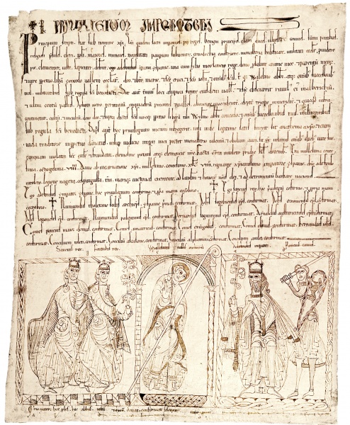 File:Privilegium Imperatoris, Charter Issued by Alfonso VII, king of Castile.jpg
