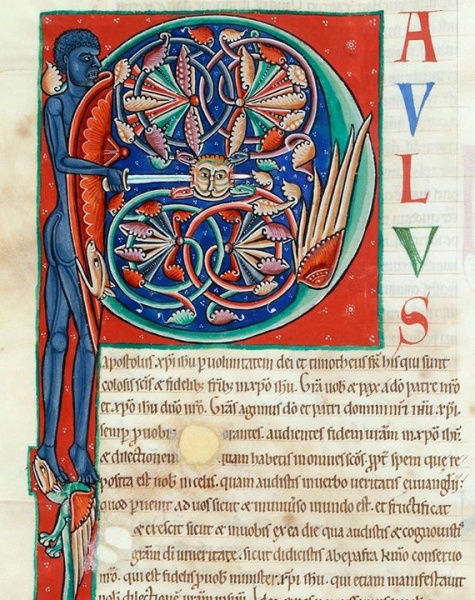File:Expositio in epistolas Pauli, Corbie Abbey 1163-1164 BnF, Latin 11576, fol. 67v.jpg