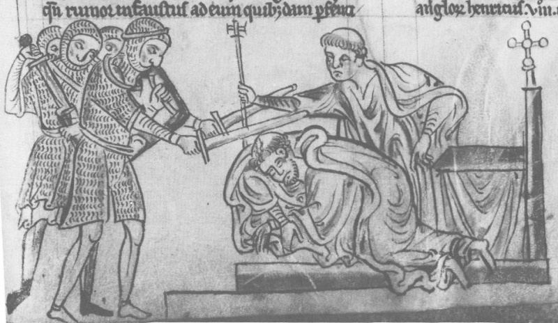 File:Chronica Majora-Martyrdom of St Thomas of Canterbury-1171.jpg