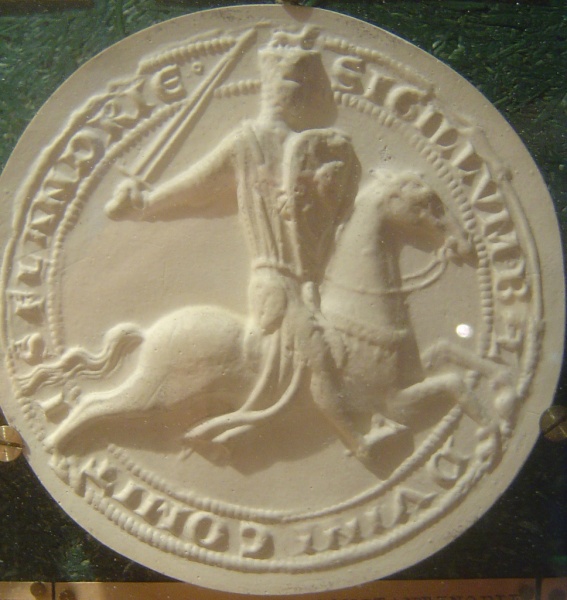 File:1196 - 'replica seal Baudouin VI (Boudewijn IX), count of Hainaut and Flanders', Chapelle.jpg