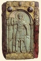 Bas-relief depicting St. George Monastery of Vatopedi - Greece - Late eleventh century.jpg