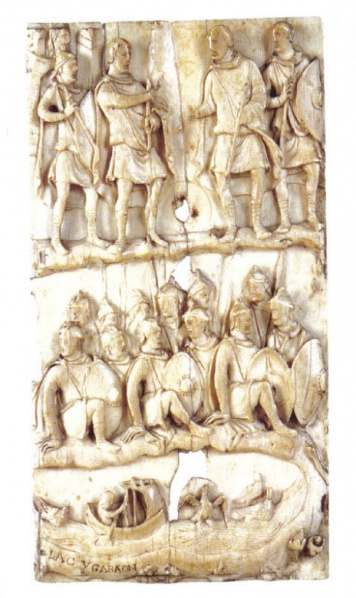 File:Ivory plaque depicting the meeting of Abner and Joab near lake Gabaon circa 870 Aquitaine,Provence or northernItaly.jpg
